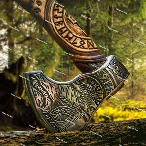 One-sided edge Carving Axe