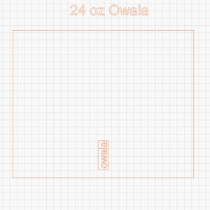24 oz Owala Tumbler wrap Design Template Digital File for Laser engraving. Make your own Design. SVG.