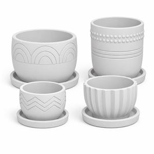 Boho Mini Planter STL + Fat | Dockhus Blomkrukaset (Digital Nedladdning)