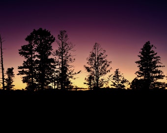 Sunset at Bryce Canyon Canvas Print