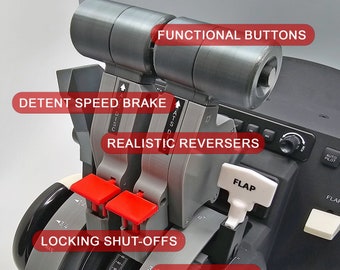 Challenger 6xx Throttle Mod for Honeycomb Bravo, Functional Reverser