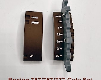 ProDeskSim Advanced dual action gates and speed brake detent track only - Boeing 757/767/777
