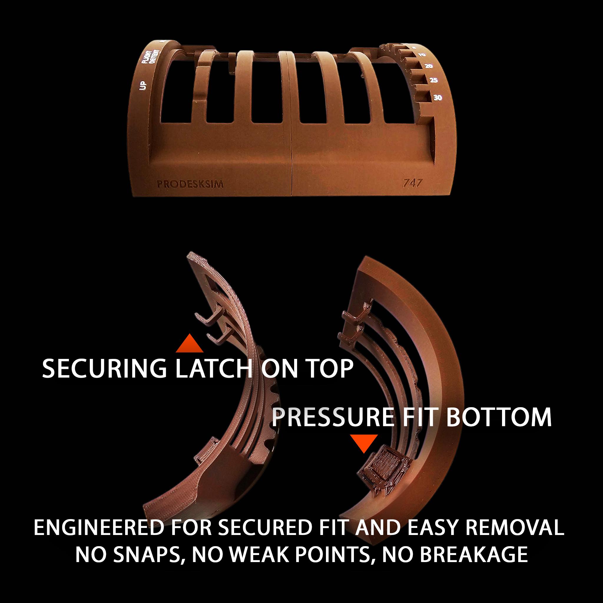 Boeing 747 Throttle Addon for Honeycomb Bravo - Flight Simulator