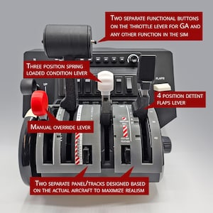 ProDeskSim Pilatus PC-12 Addon/Mod Paket für Honeycomb Bravo Throttle Quadrant