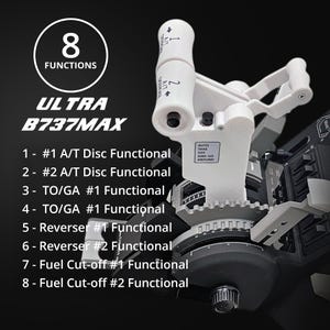 Novo complemento do pacote completo ProDeskSim 737 Ultra com todos os botões funcionais, corte de combustível e sem conexão externa!