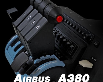 Airbus A380 Throttle Addon - ProDeskSim for Honeycomb Bravo