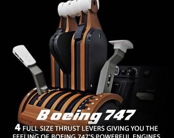 Boeing 747 Throttle Addon for Honeycomb Bravo - Flight Simulator