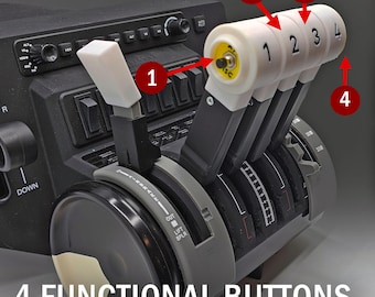 Honeycomb Bravo BAE-146/Avro RJ Throttle Pack Add-On, A/T Disc & ToGA Buttons
