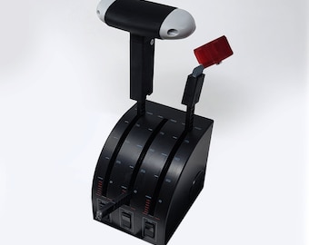 Cirrus SR20/22/vision jet throttle and Mixture Combo for Saitek/Logitech Throttle Quadrant