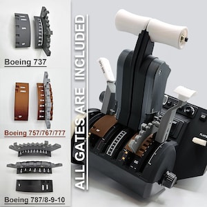 NEW! ProDeskSim Full Boeing (737/757/767/777/787-8/9/10) Advanced Full Package Addon/Mod for Honeycomb Bravo - Three styles to choose from