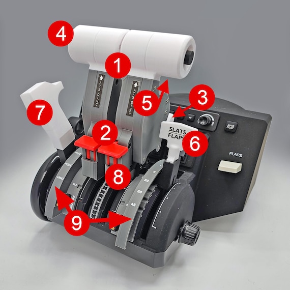 NEW Bombardier CRJ 500-1000 Addon/mod Package for Honeycomb Bravo