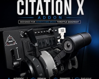 NOUVEAU ! Module complémentaire ProDeskSim Citation X Throttle pour le quadrant des gaz Honeycomb Bravo !