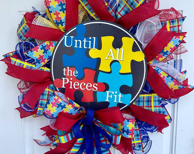 Autism Awareness, Back to School Gift, Classroom Decor, Welcome Sign ...