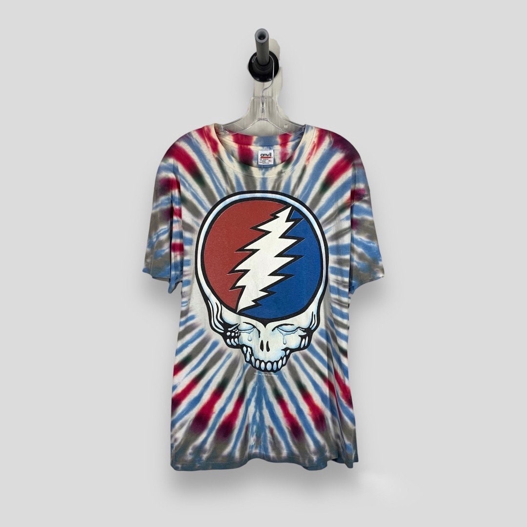 Vintage 90s Grateful Dead Crying Jerry Mens XL Deadstock Tie Dye 