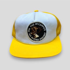 Vintage 80s / 90s Alaska Highway Campsite SnapBack Hat