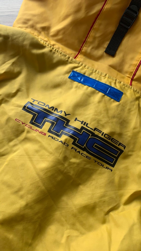 Vintage 90s Tommy Hilfiger THC Racing Windbreaker… - image 5