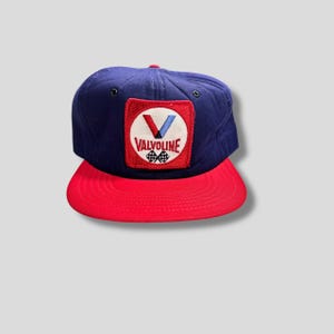 Vintage 80er Jahre Valvoline Werbe Snapback Trucker Hut