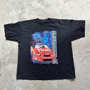 Vintage 00s Dale Earnhardt Jr Budweiser Nascar Racing Tee