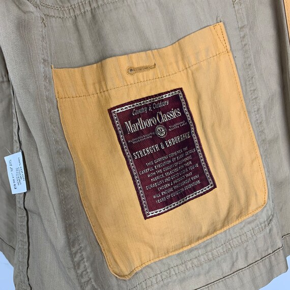 Manteau Vintage Marlboro Classics - Parka Marron Taille L - Comme Neuf, Occasion Décontractée