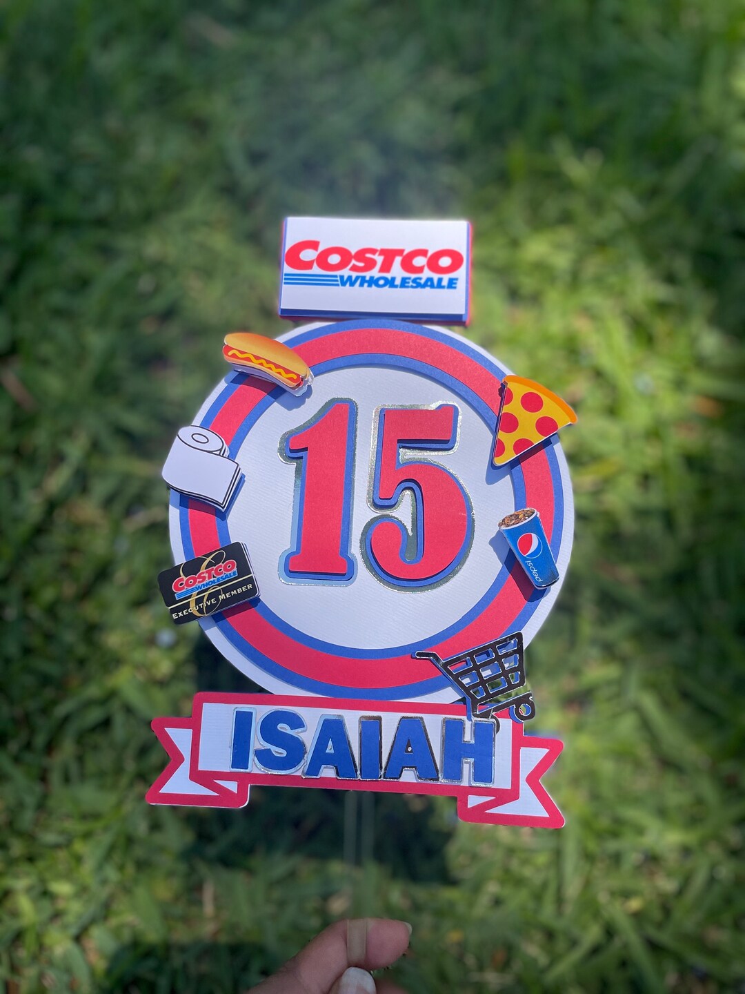 Costco Inspired Cake Topper Costco Themed Cake Topper Wholesale Party