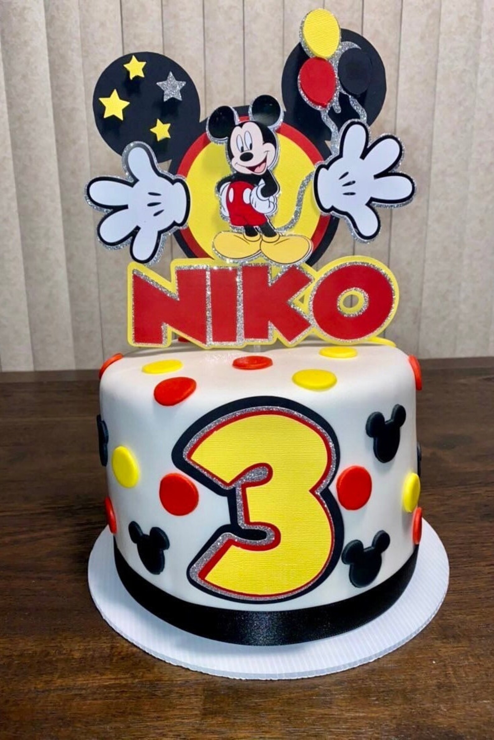 Mickey Mouse Cake Topper Mickey Party Mickey Mouse Club - Etsy