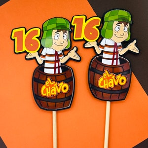 Chavo del Ocho Centerpiece | Chavo Party Decor  | Chavo Party | Chavo Del Ocho Cake topper | Chavo Birthday