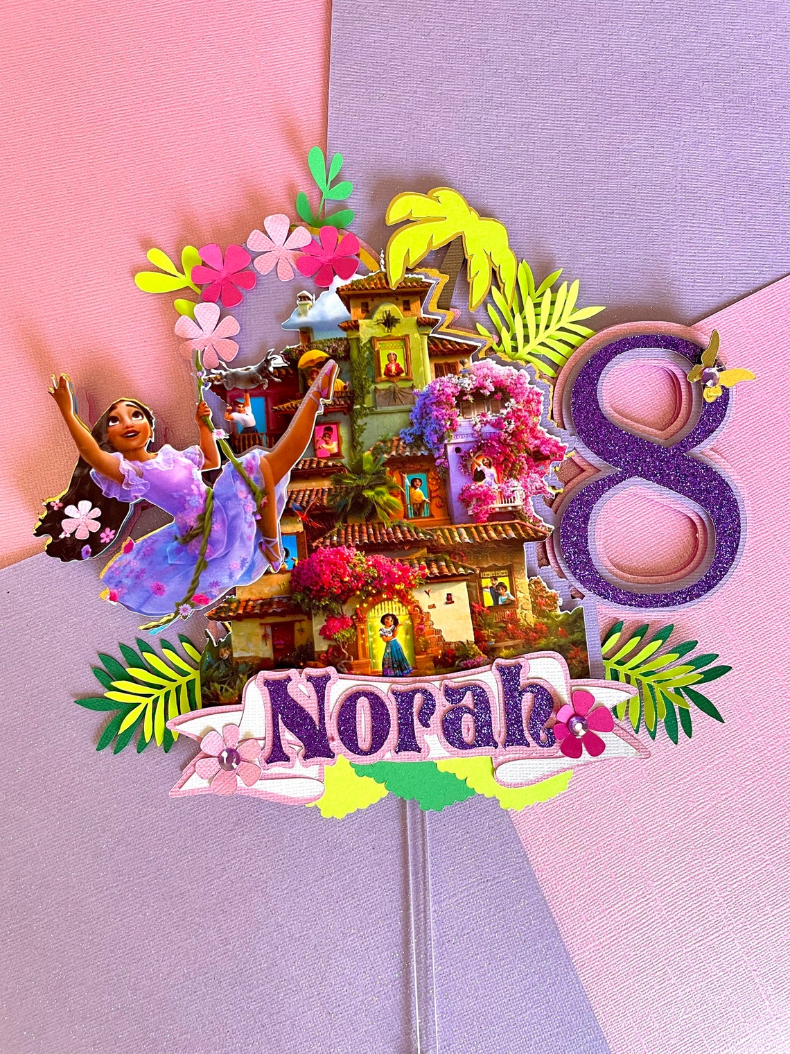 Encanto Cake Topper Girls Birthday Cake Topper Etsy