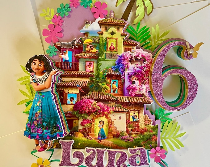 Printable ENCANTO Cake Topper, Cake Topper Encanto, Mirabel Madrigal