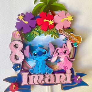 Lilo and Stitch Cake Topper | Lilo and Stitch Birthday | Lilo and Stitch Birthday