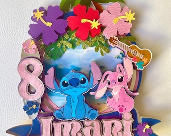Lilo and Stitch Cake Topper | Lilo and Stitch Birthday | Lilo and Stitch Birthday