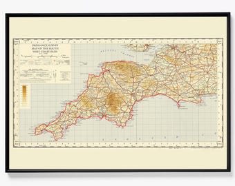 South West Coast Path Map