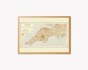 South West Coast Path Map