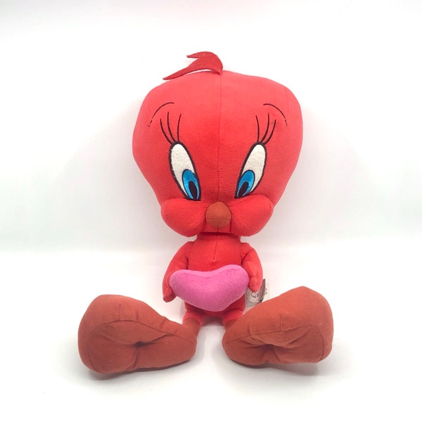 Vintage 18” Red Tweety Bird Plushie