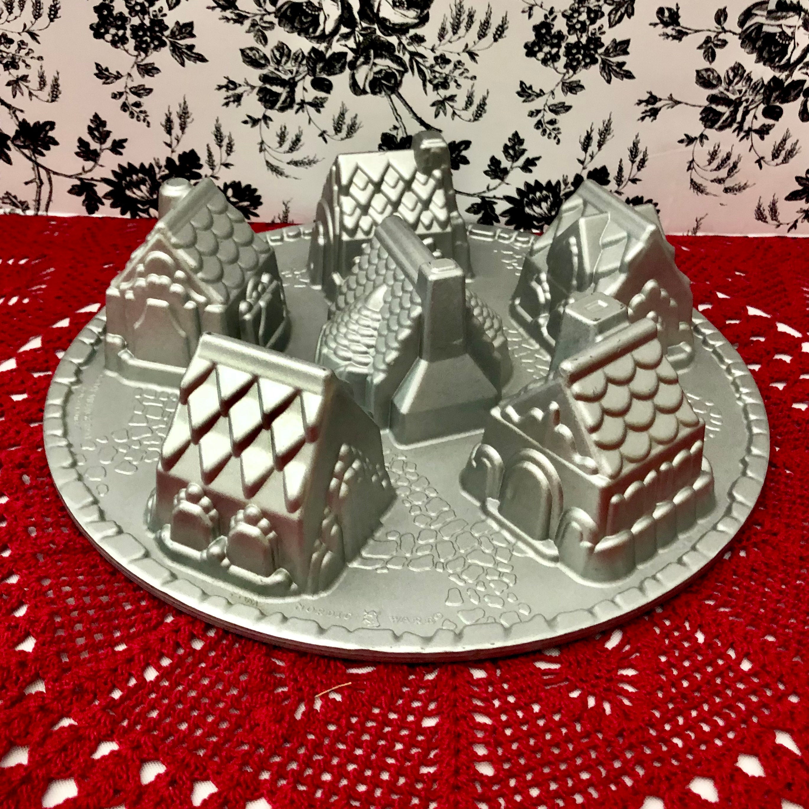 Nordic Ware Christmas Village Cake Pan Set