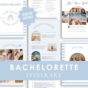 Last Toast on The Coast Bachelorette,  Hen Party Coastal Theme, Beach Bachelorette, Bachelorette Itinerary,  Blue Beach Weekend Invite