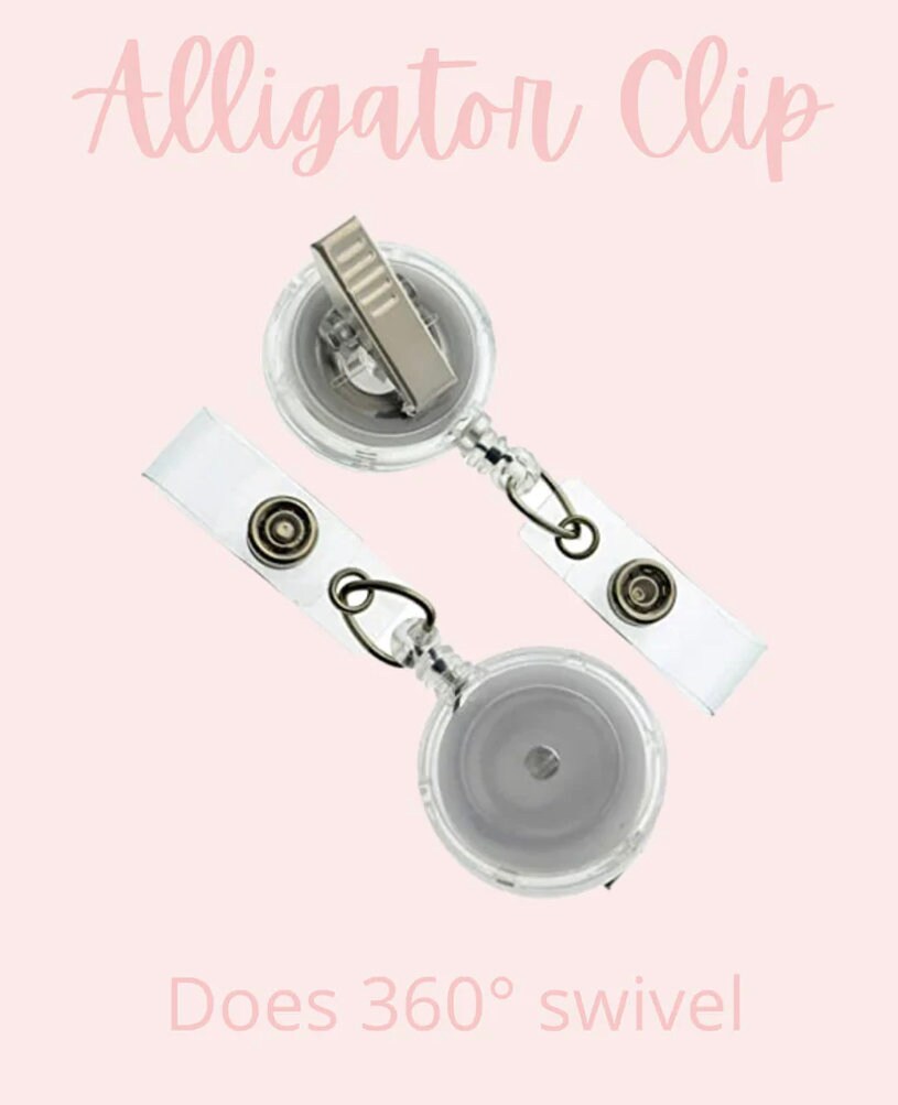 Reindeer Badge Reel - Christmas Badge Reel - Glitter Badge Clip - Nurse Badge - ID Holder - Gift For Coworker