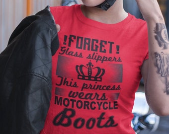 Motorcycle Shirts for Women, Biker Chick Apparel, Gifts for Women, Bikers Wife T-Shirt, Funny Biker Shirt, Gift Idea for Biker's Girlfriend