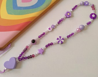 Phone Strap | Purple heart