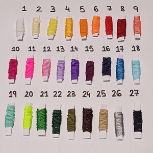 Pulseras macramé Nombres / Fechas imagem 7