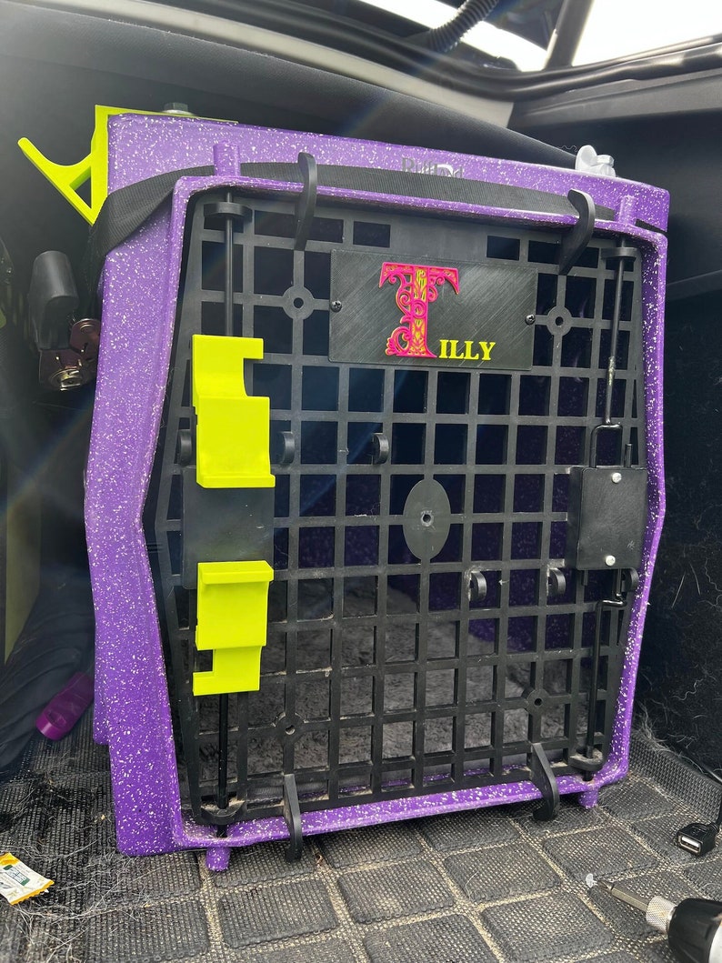 Personalized 3D Printed Dog Crate Name Plate for Ruffland Kennel - Etsy