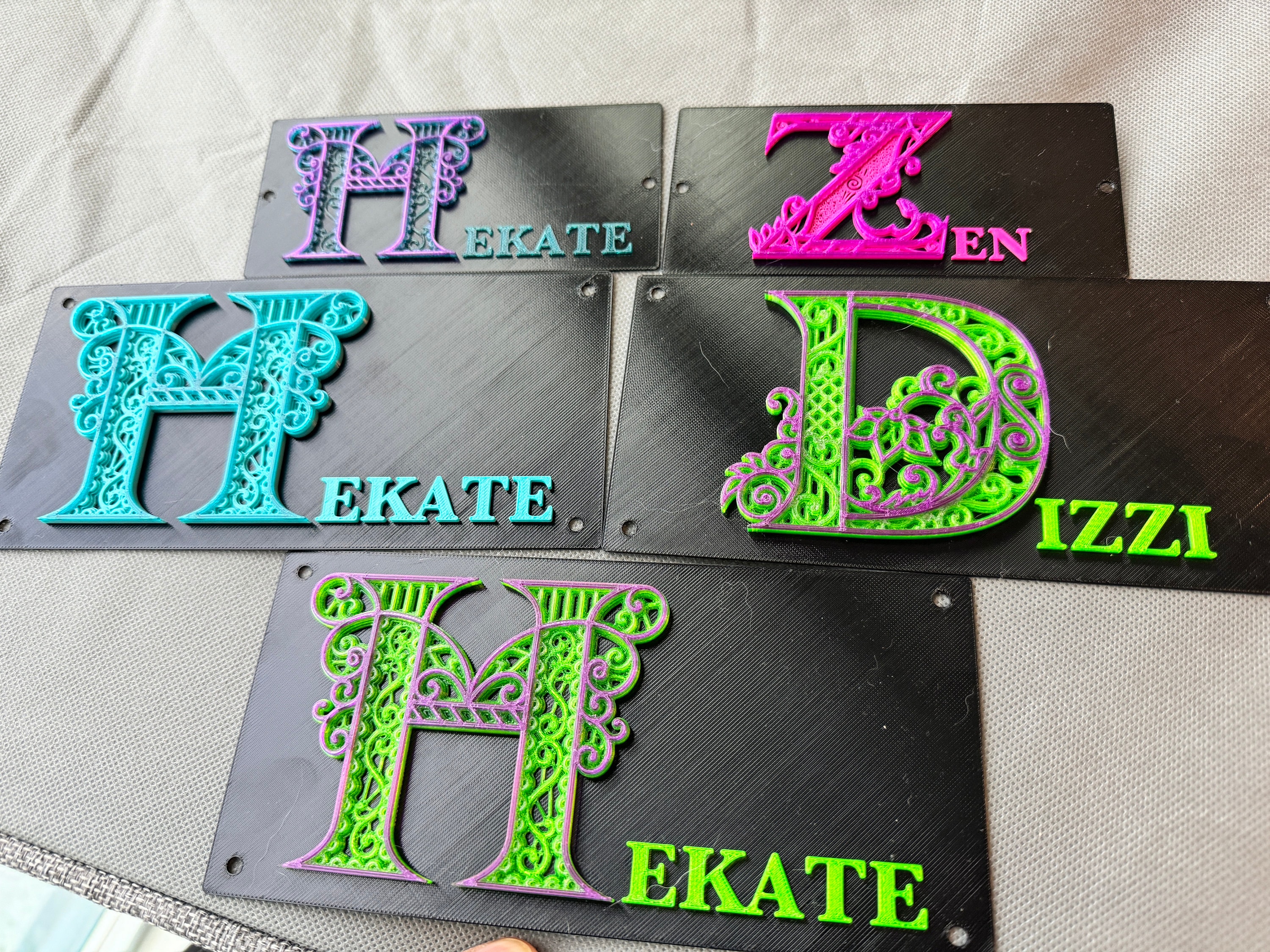 Personalized 3D Printed Dog Crate Name Plate for Ruffland Kennel - Etsy