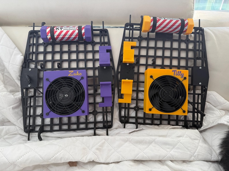 Powerful Dog Crate Cooling Fan | High Airflow, Adjustable Speed + Remote | Single or Dual immagine 6