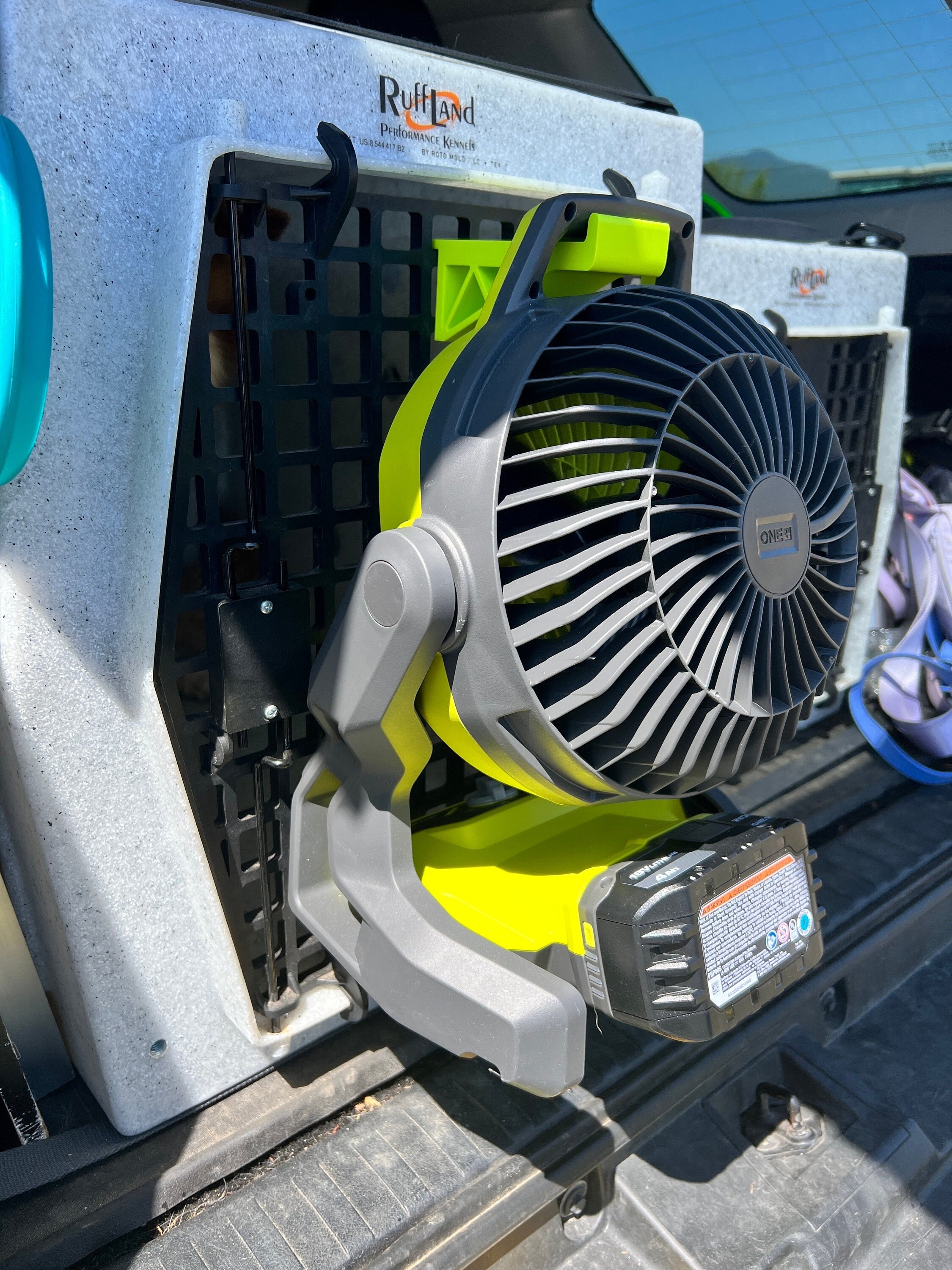 Ryobi Whisper Fan Holder for Ruffland Kennels an Easy Way to Attach the Ryobi Whisper Fan to Your Crate Door for Instant Cooling. Etsy Canada