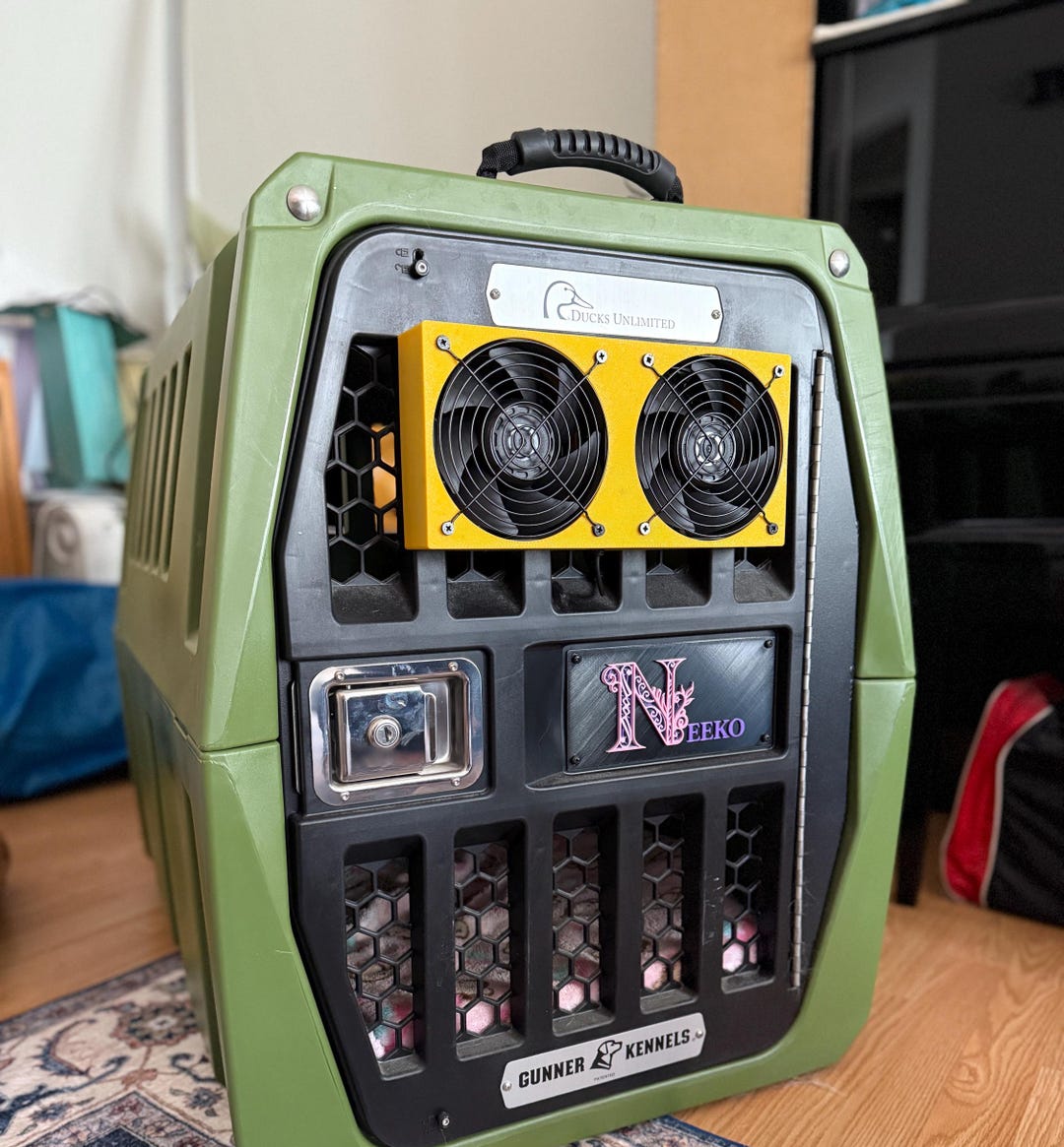 Gunner Kennel Fan: Multi-speed Dog Crate Cooling System