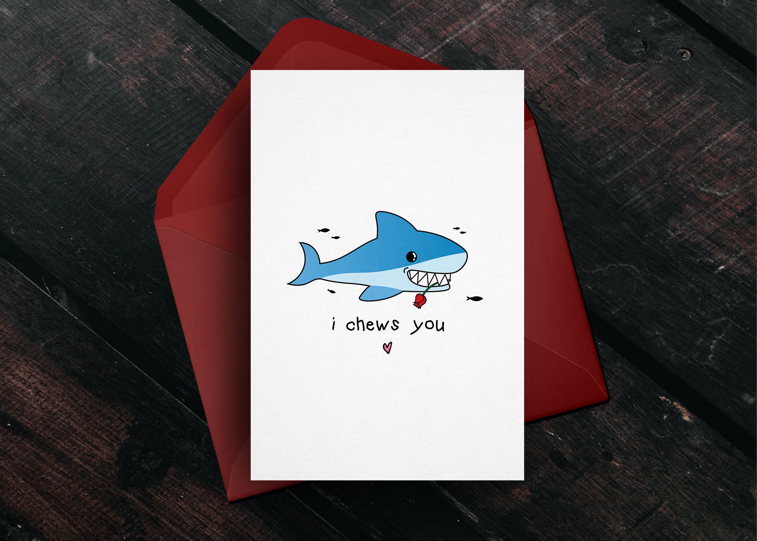 I Chews You Greeting Cards Birthday, Anniversary, Valentines Day Customised  Personalised Love Pun Greeting Card With Custom Message -  Israel