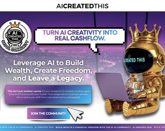 AI Created This Skool Community, Learn AI Tools, AI Hustles, Content Creation, Digital Income Skills, Education for Beginners, Remote Jobs