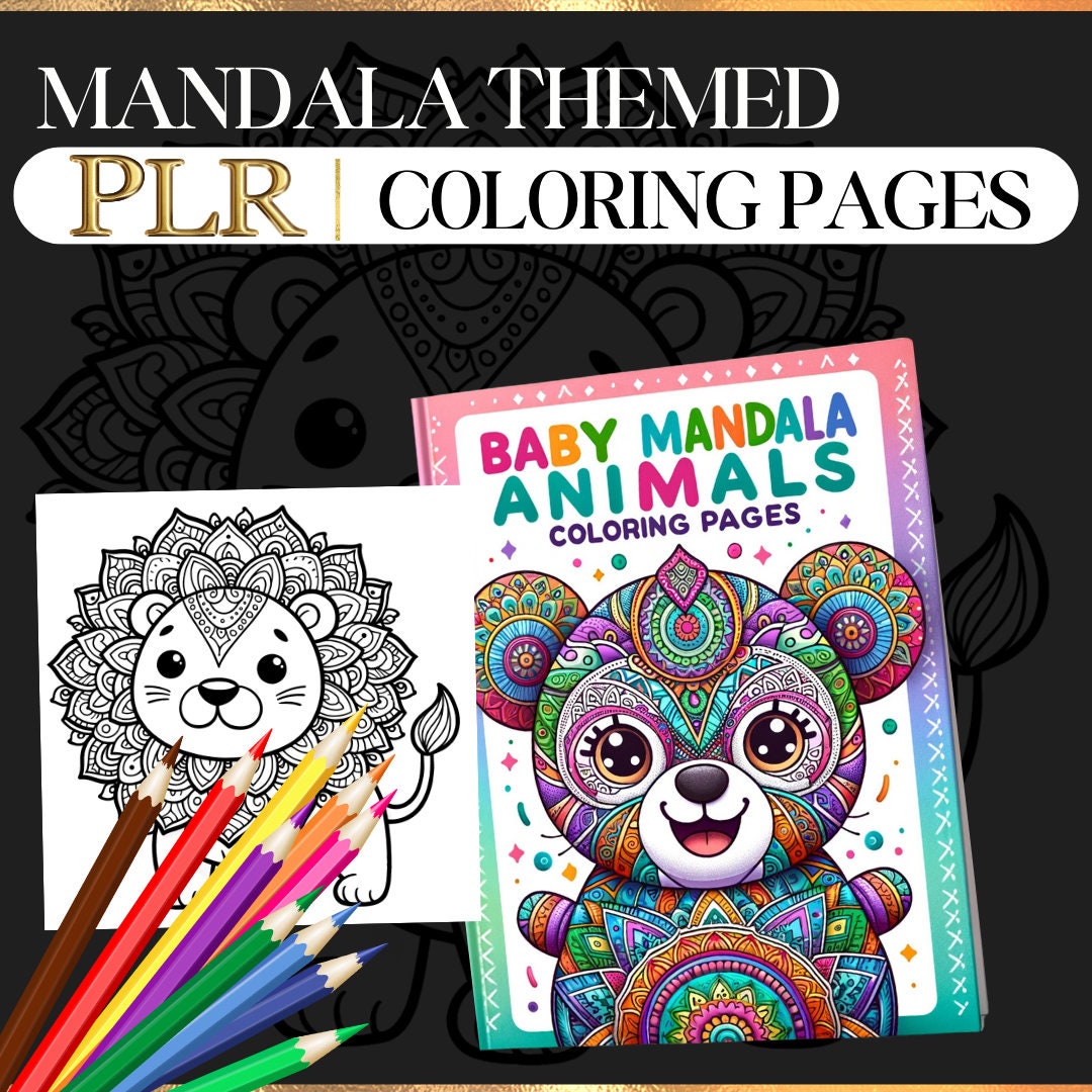 YEAR OF THE RAINBOW COLORING PLANNER 182-Pages – Simply Love PLR