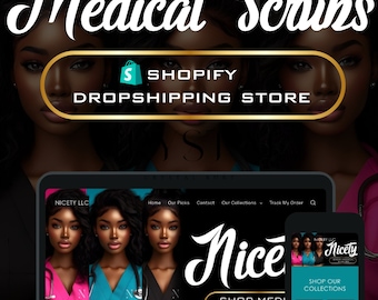 Medical Scrubs | Shopify Dropshipping Store | Dropship Vendor | Side Hustle | Start A Business |