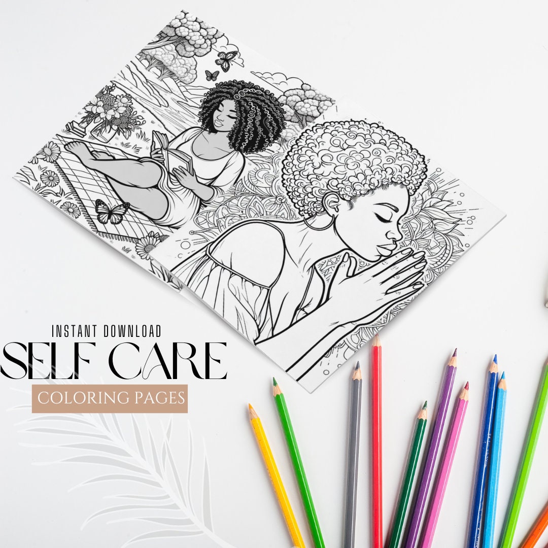 Pin on Black Women Diversity Coloring Pages