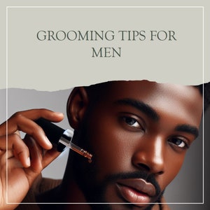 Black Men Skincare Beard Care | Stock Photography Collection | Beard Care | Men Skincare Line | Business Stock Images | African American image 3